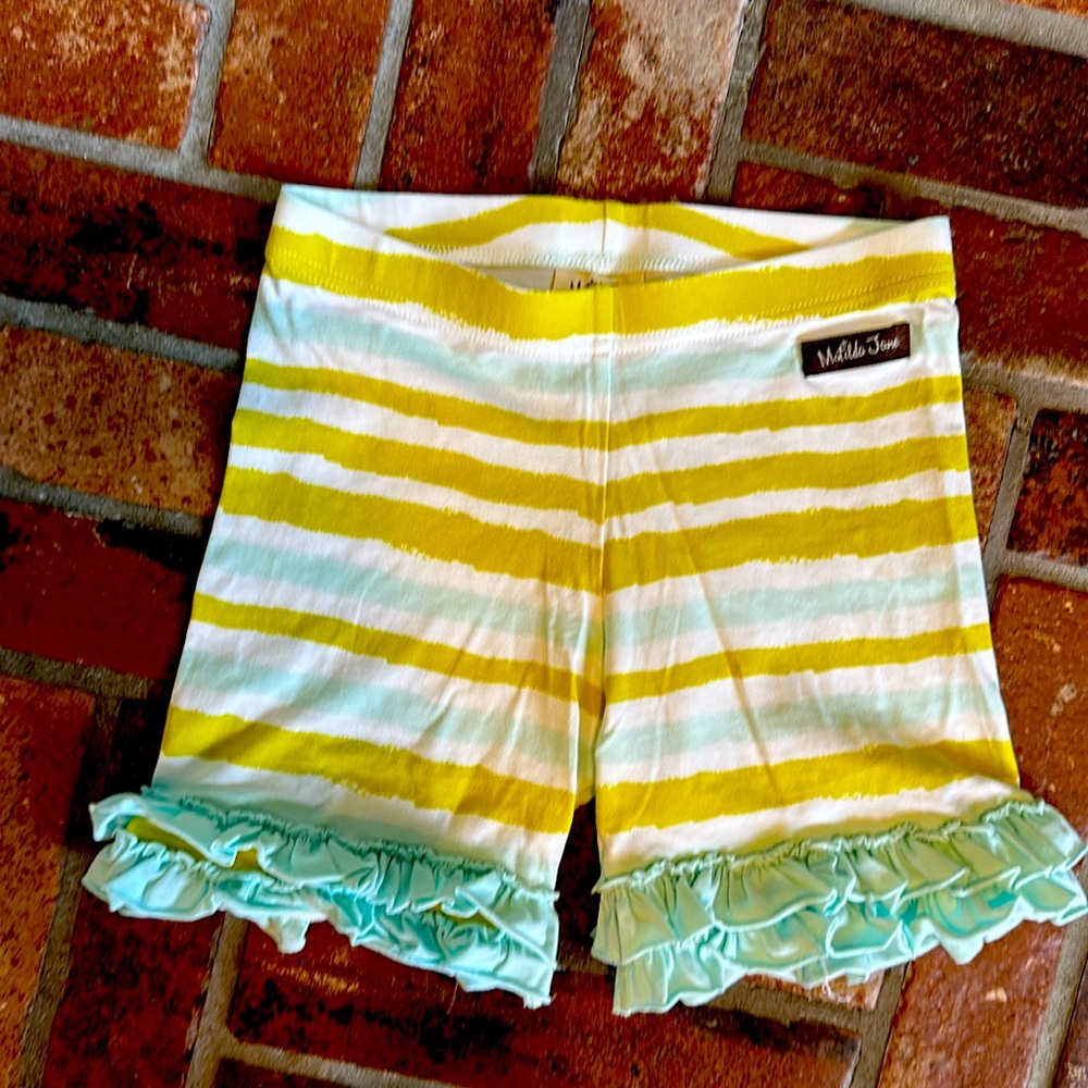 Matilda Jane Girl’s Blue/Green Shorts Size 8